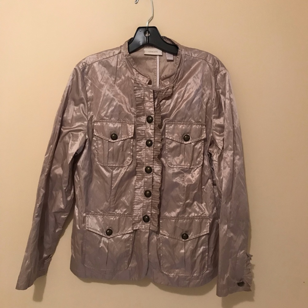 Chico’s Ruffle Texture Rory Jacket - Picture 2 of 6